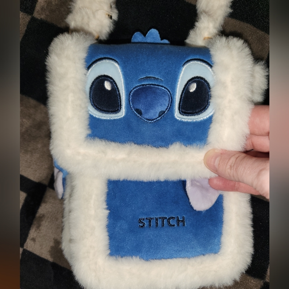 Disney Blue and White Stitch Satchel